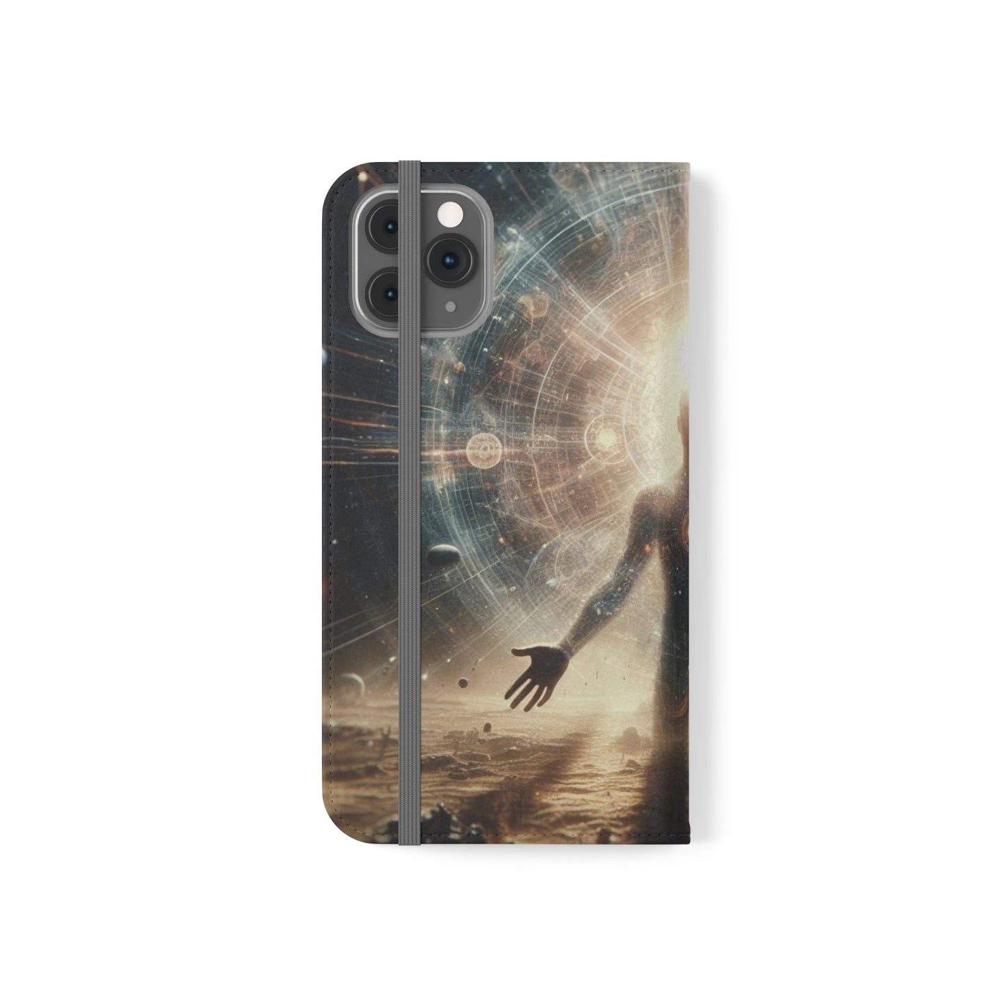 Celestial Flip Cases: Art Meets Protection for Your Phone (Emotional Alchemy Designs)