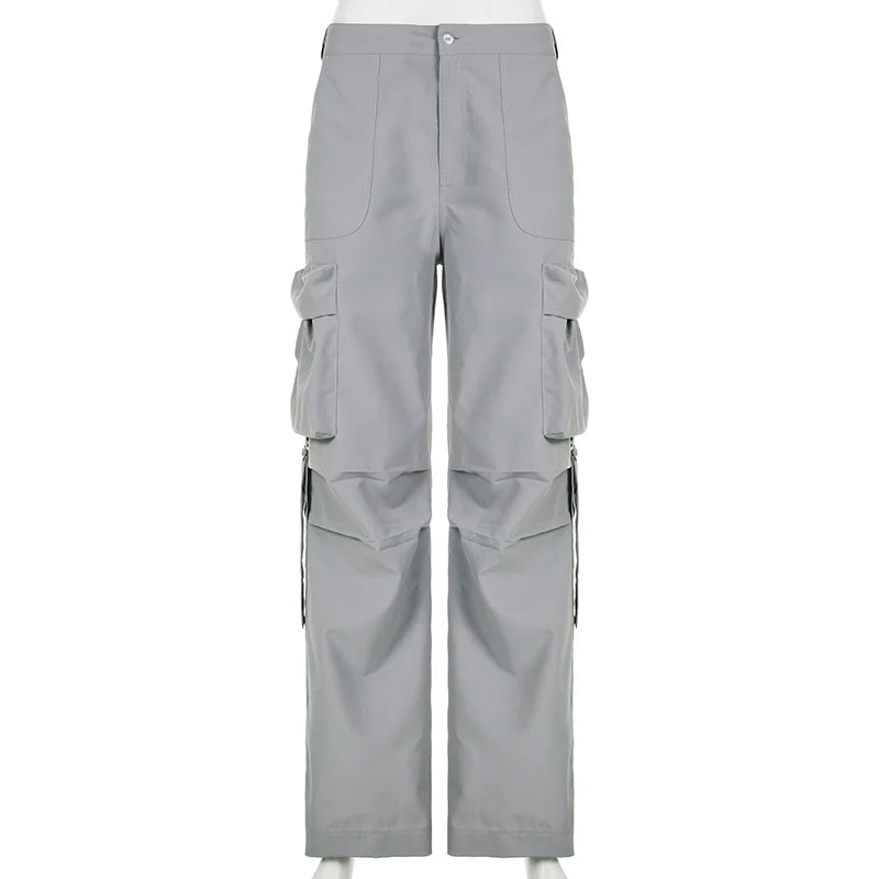 Rockmore Cargos Style Parachute Pants Trousers Casual Streetwear