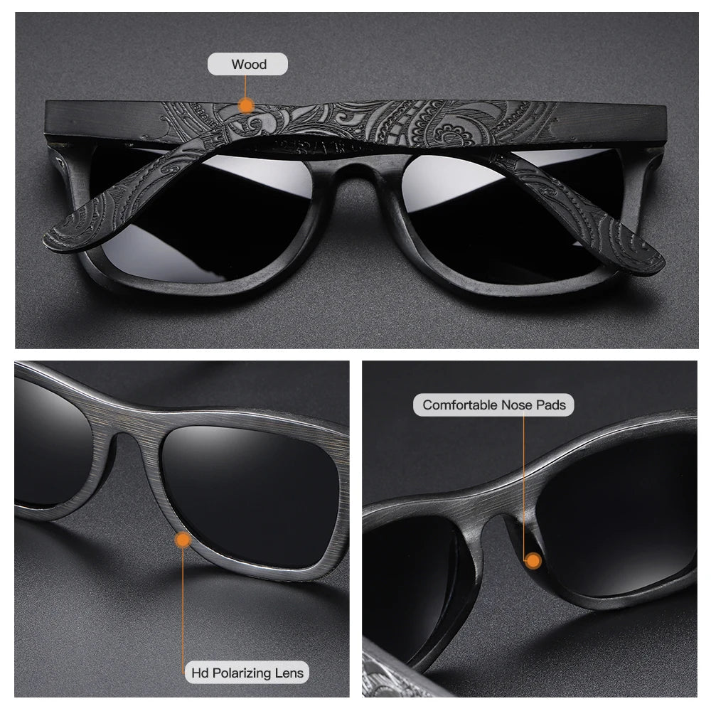 GM Unisex Classic Sunglasses, Polarized Vintage Eyewear
