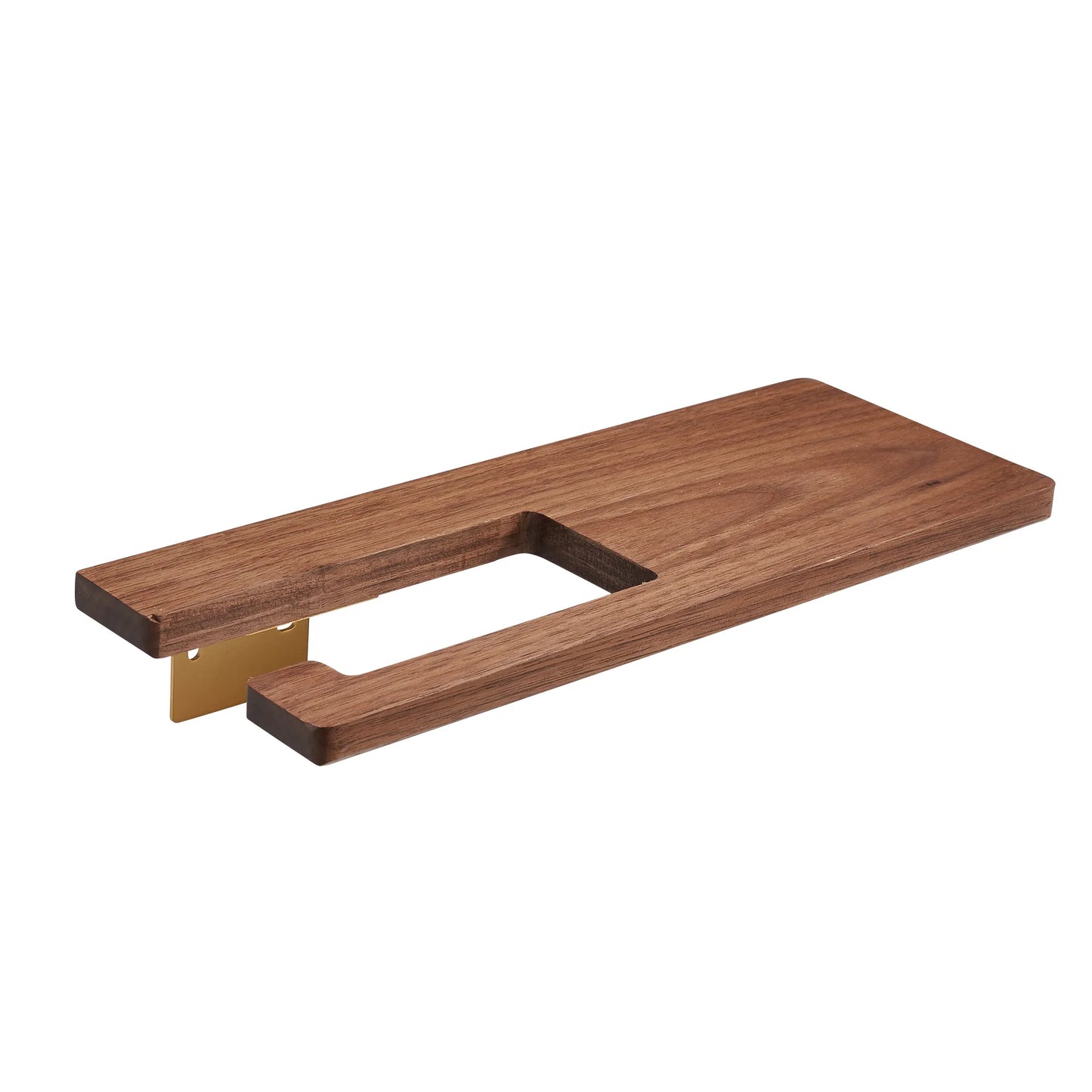 SARIHOSY Toilet Paper Holder for Bathroom with Phone Storage Shelf Wooden Gilded Roll Paper Holder Bathroom Accessories
