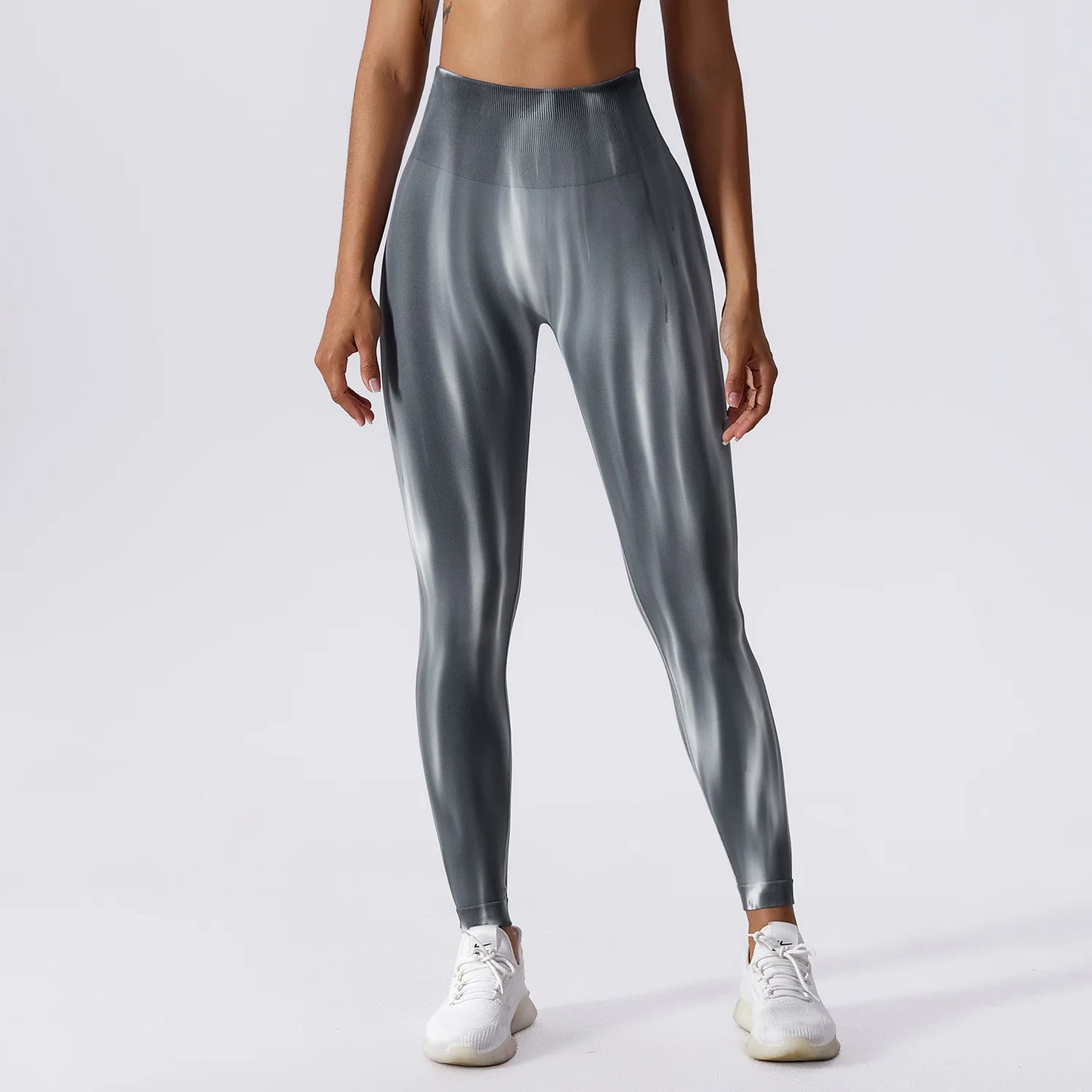 Tie-Dye Yoga Pants Gym Leggings - Women's Seamless Sports Leggings