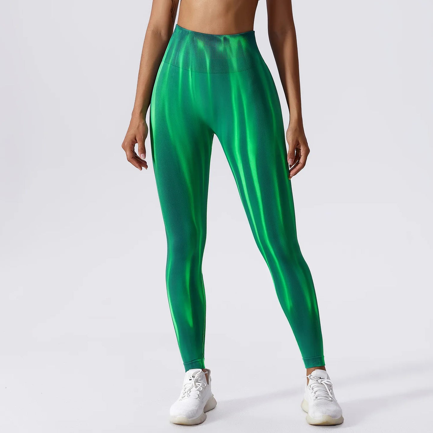 Tie-Dye Yoga Pants Gym Leggings - Women's Seamless Sports Leggings