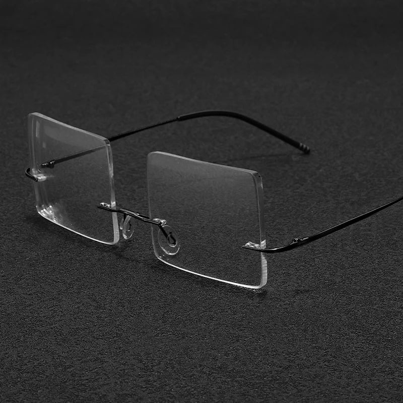 Rimless High-Definition Snooker, Pool, Billiards Titanium Glasses