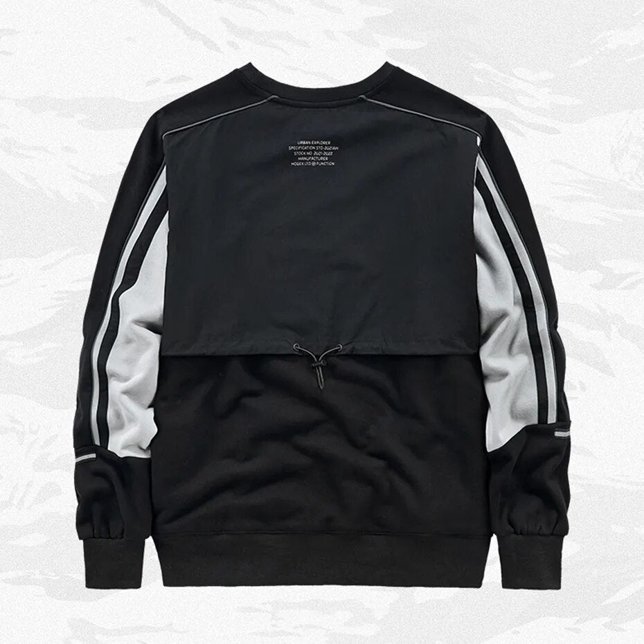 ELKMU Techwear Hoodie – Streetwear Hip Hop Pullover