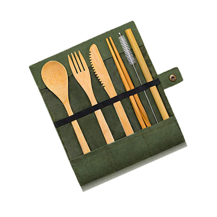 Eco-Friendly Reusable Bamboo Utensils - Straight Paper Straws with Hot Stamping Design