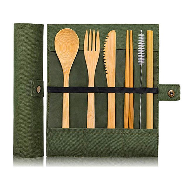 Eco-Friendly Reusable Bamboo Utensils - Straight Paper Straws with Hot Stamping Design