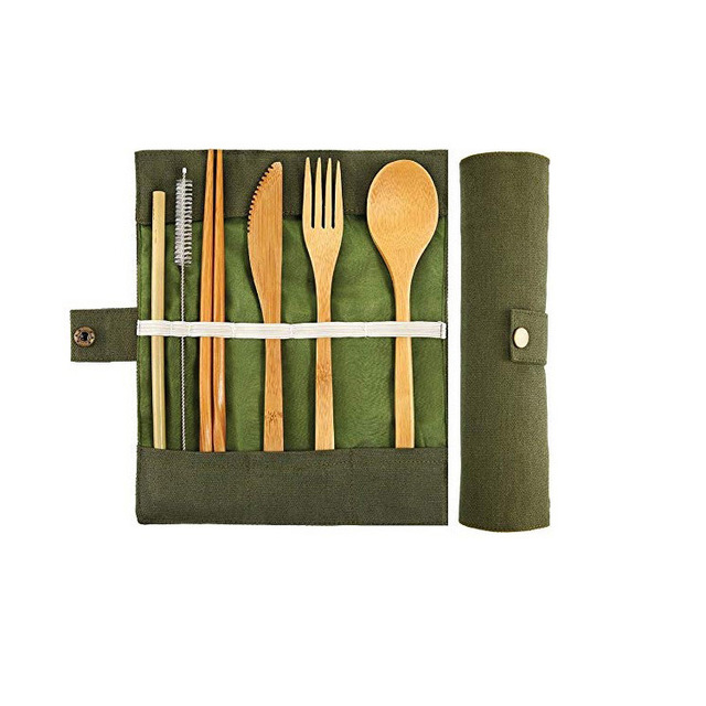 Eco-Friendly Reusable Bamboo Utensils - Straight Paper Straws with Hot Stamping Design