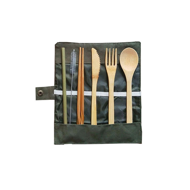 Eco-Friendly Reusable Bamboo Utensils - Straight Paper Straws with Hot Stamping Design