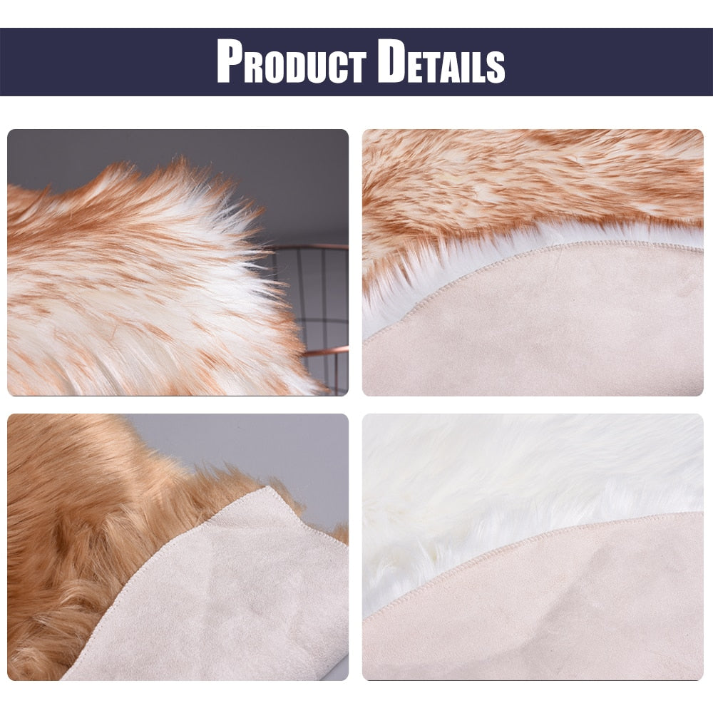 Sofa Pillow Cover, Love Heart Cushion Cover Faux Fur Sheepskin, Decorative Living Room Pillowcases