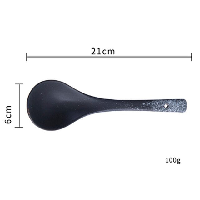 FANCITY Japanese Ramen Bowl Ceramic Single Noodle Bowl Household Salad Bowl large Bowl Creative Special Restaurant Tableware