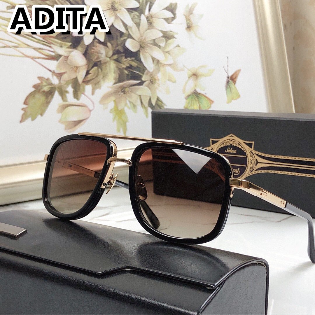 ADITA MACH ONE DRX-20300: Titanium Aviator Style Sunglasses for Men and Women
