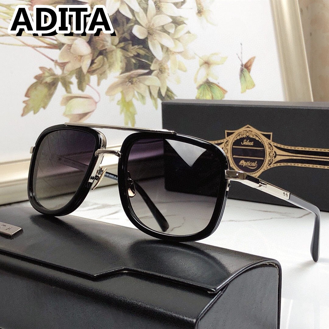 ADITA MACH ONE DRX-20300: Titanium Aviator Style Sunglasses for Men and Women
