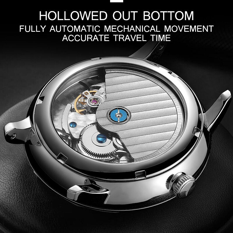 FEICE Men's Automatic Bauhaus Watch: Classic Timepiece for the Modern Man