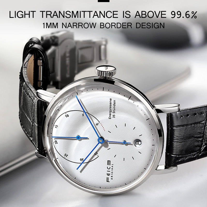 FEICE Men's Automatic Bauhaus Watch: Classic Timepiece for the Modern Man