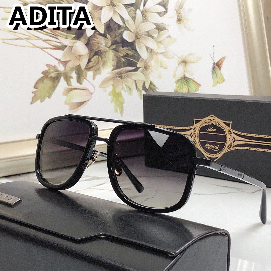 ADITA MACH ONE DRX-20300: Titanium Aviator Style Sunglasses for Men and Women
