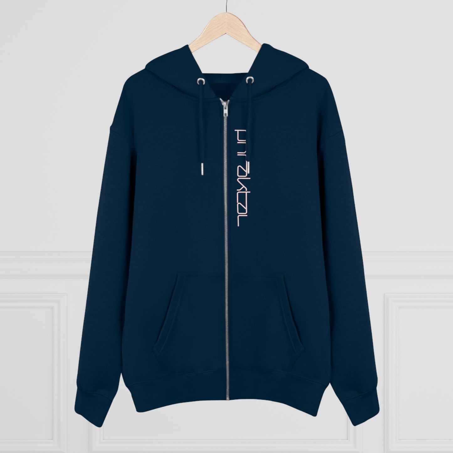 Elevate Your Eco-Fashion Game with the Phraktal Men's Zip Hoodie