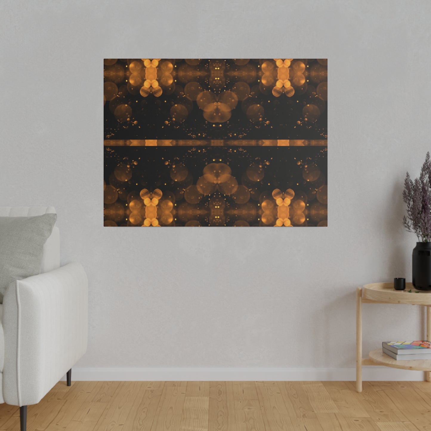 Elevate Your Space with Abstract Circular Art on Matte Canvas - Available in Multiple Sizes!
