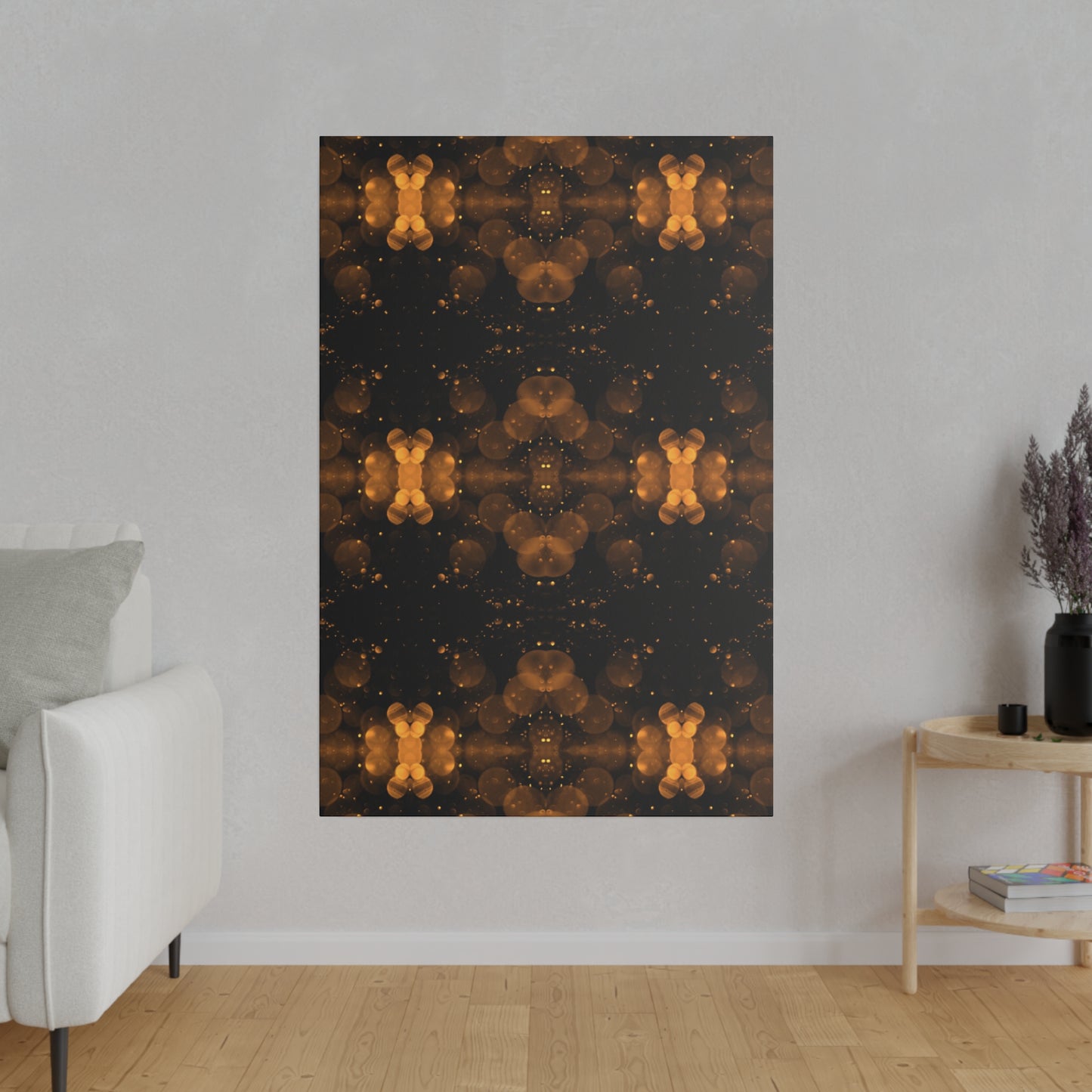 Elevate Your Space with Abstract Circular Art on Matte Canvas - Available in Multiple Sizes!