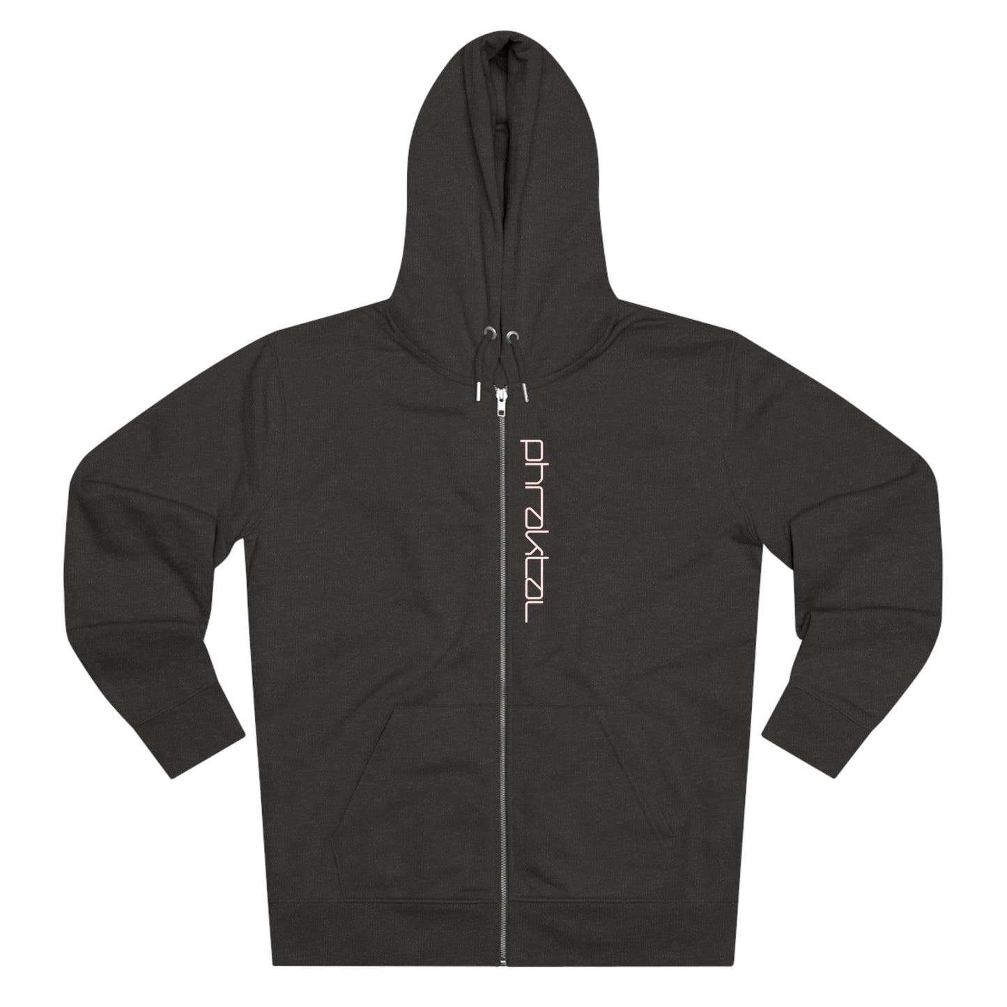 Elevate Your Eco-Fashion Game with the Phraktal Men's Zip Hoodie