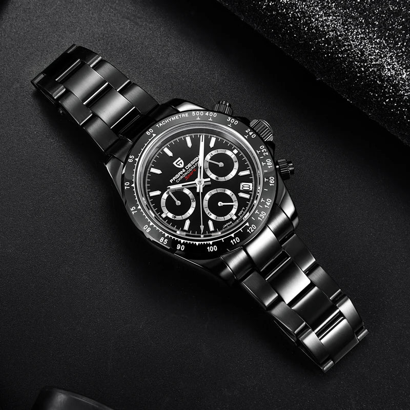 PAGANI PD-1644 Black Men's Quartz Watch