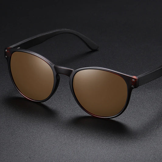 GM Unisex Polarized Wooden Sunglasses
