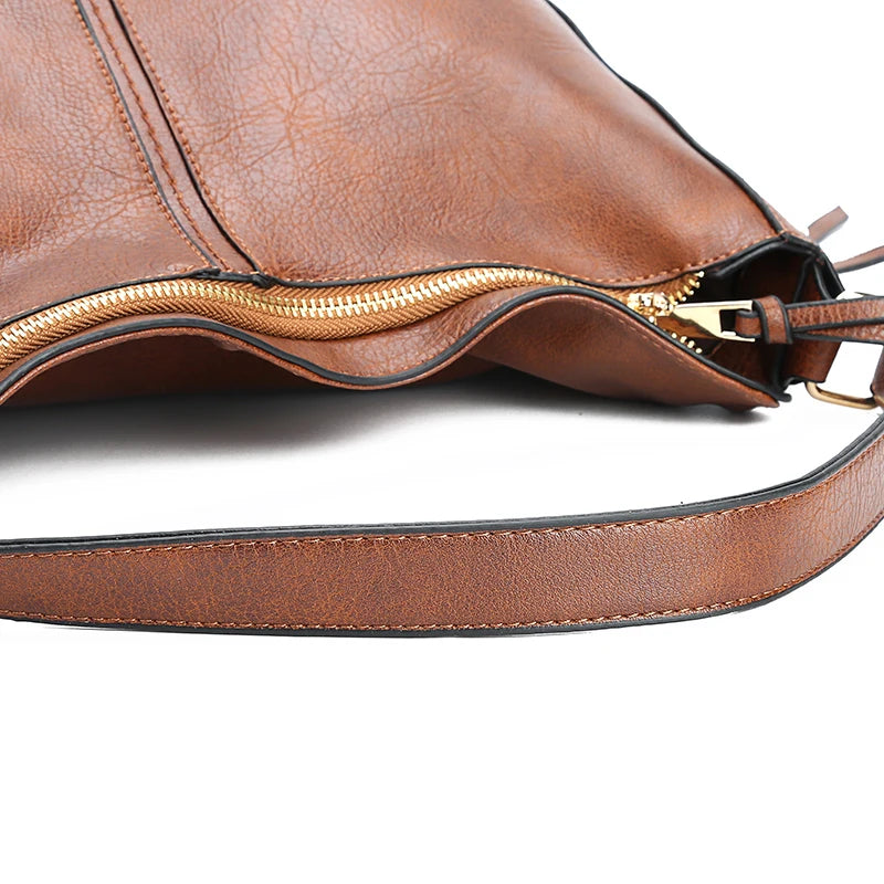 DIDA BEAR Hobo Shoulder Bag: Casual Style with Single Strap, Soft PU Leather, Versatile and Spacious Design