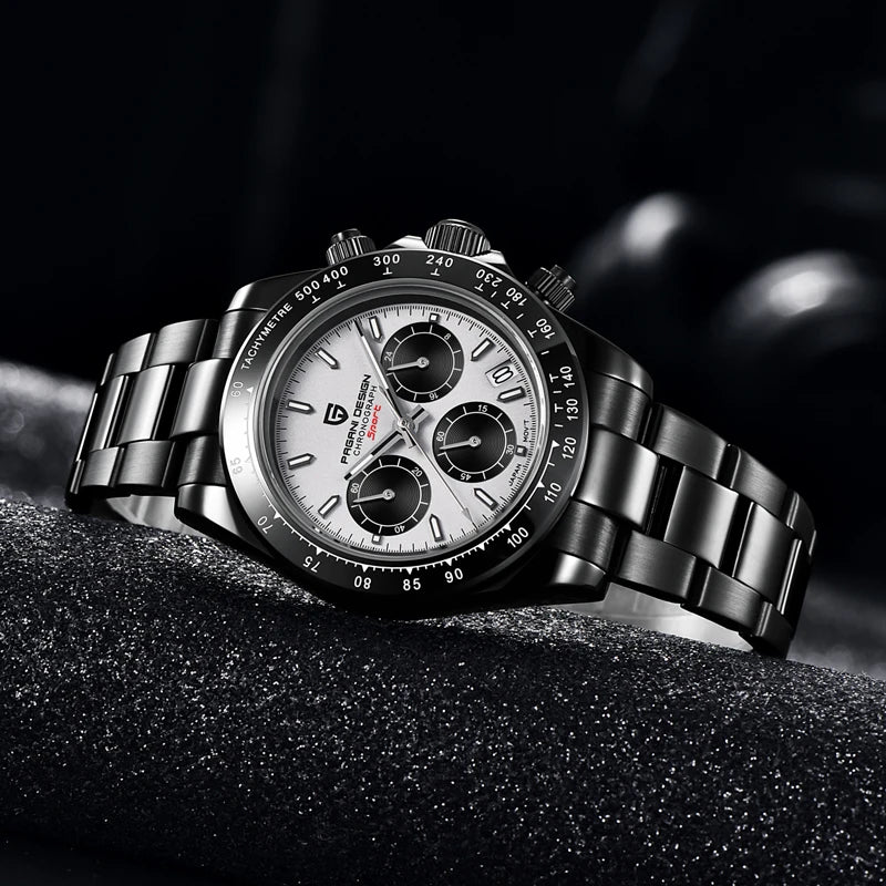 PAGANI PD-1644 Black Men's Quartz Watch