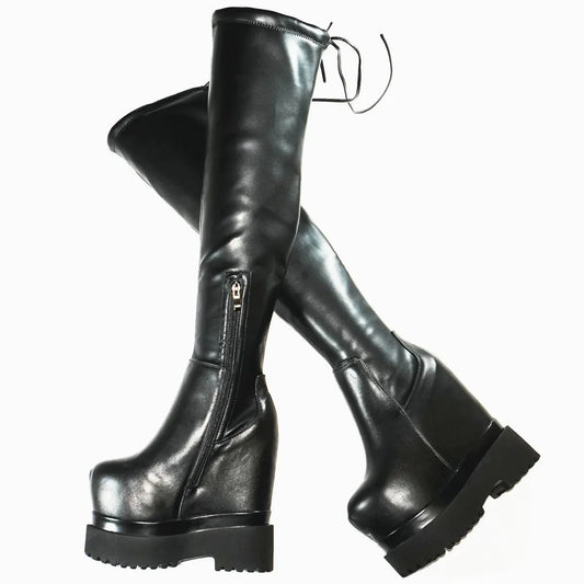 Women's Super High Knee Boots. Thigh High Fashion