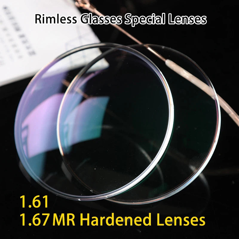 Rimless Glasses Lens: Ultra-Tough High-Definition, Wear-Resistant, Anti-Reflective