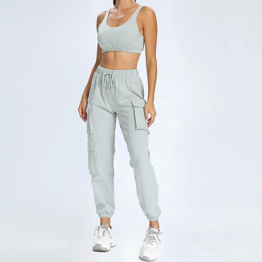 Seamless Yoga Set: Women's Workout Clothes for Fitness and Sportwear