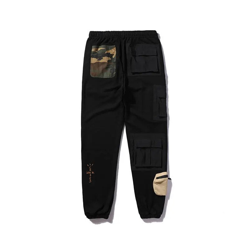 Travis Scott Cactus Jack Embroidery Hoodie Sweatshirt Set Men Tracksuit
