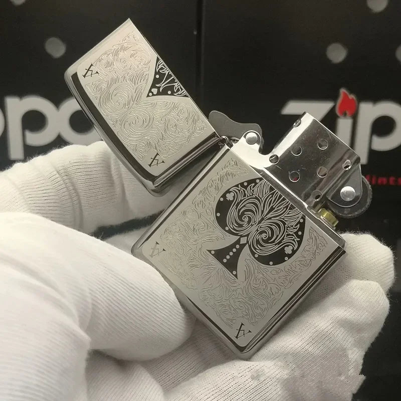 Zippo Lighter Ace of Black Spades Stylish Cooper Collection in box
