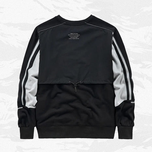 ELKMU Techwear Hoodie – Streetwear Hip Hop Pullover