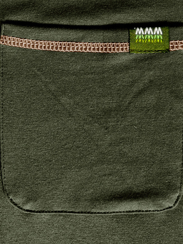 HENLEY Men's Colour Block Knitted Long Sleeve T-Shirt
