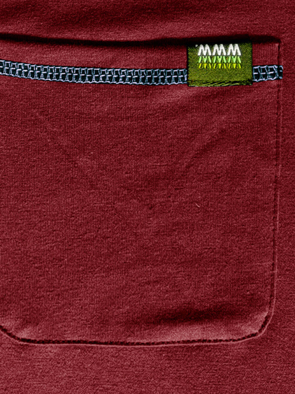 HENLEY Men's Colour Block Knitted Long Sleeve T-Shirt