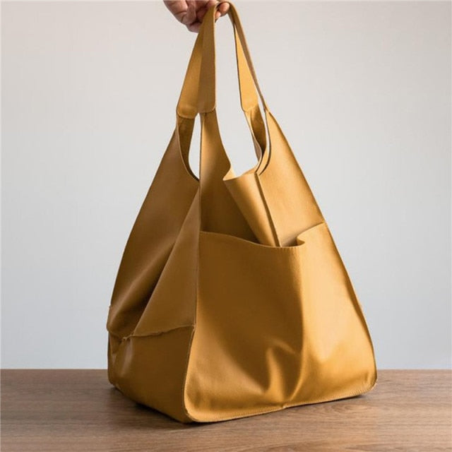 Faux Leather Stylish Shoulder Bag