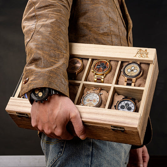 Bobobird Faux Leather Wrist Watch Display Box. Storage display watch holder