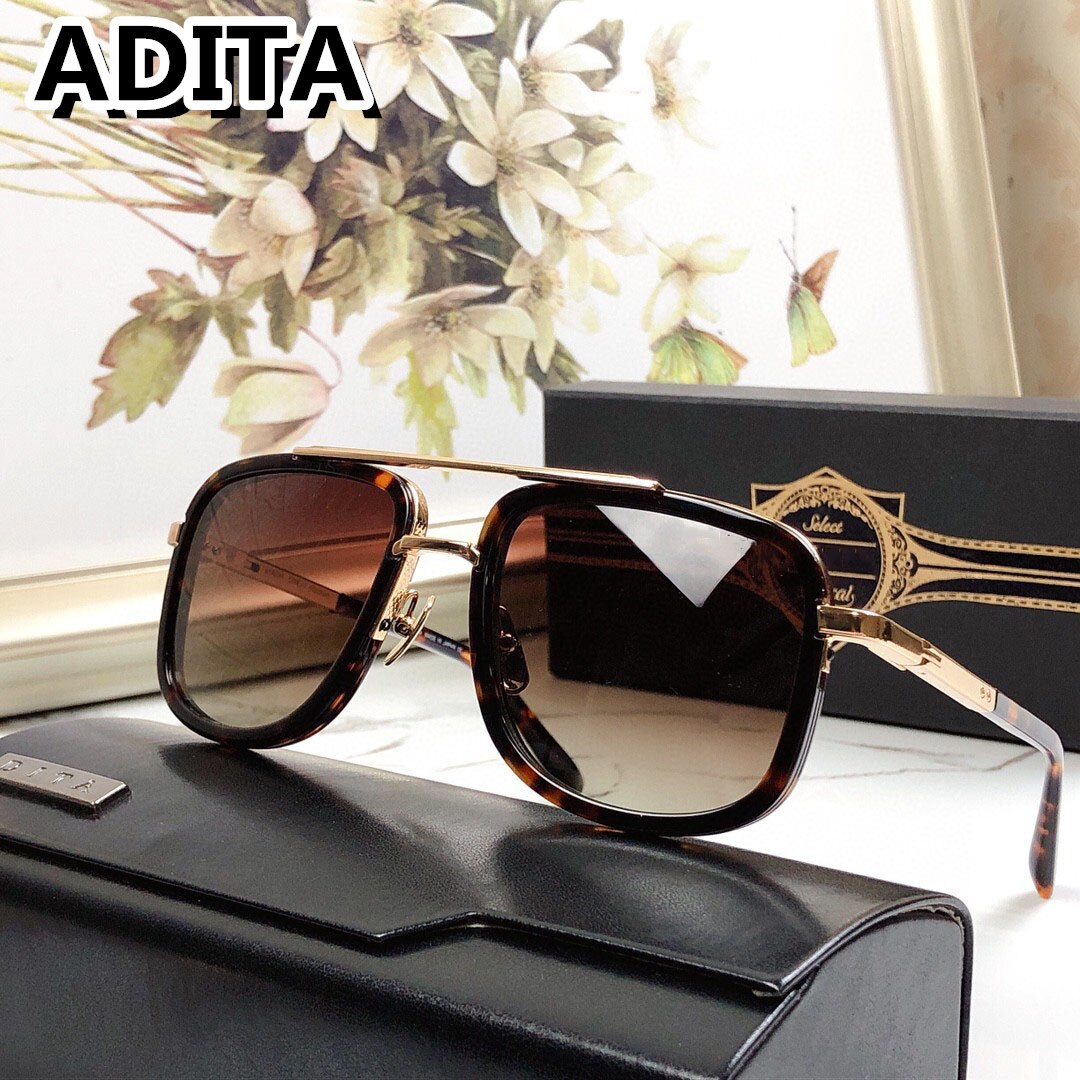 ADITA MACH ONE DRX-20300: Titanium Aviator Style Sunglasses for Men and Women