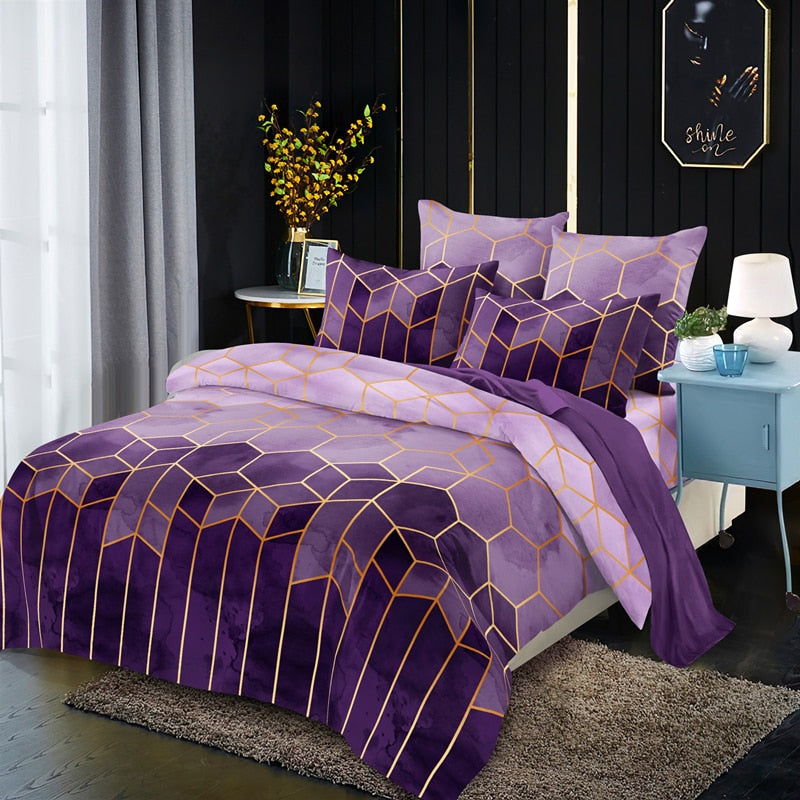 Diamond Comforter Duvet Set