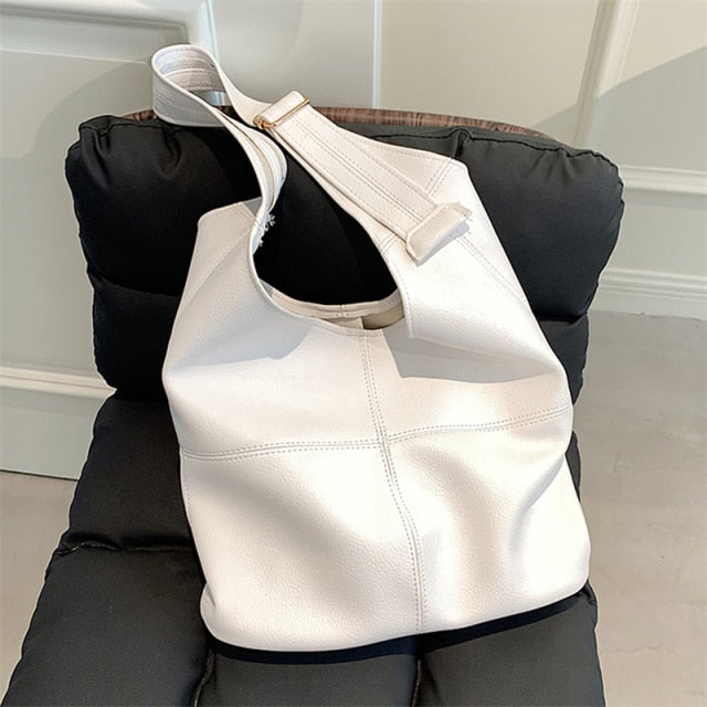 Faux Leather Stylish Shoulder Bag